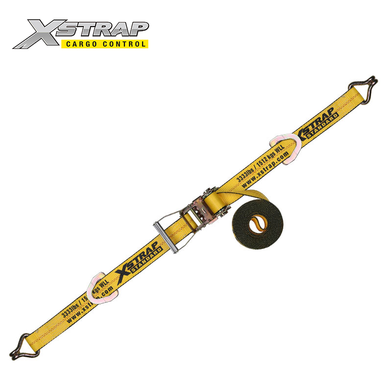 Sangles à cliquet de 61701-2 pouces de longueur large avec des anneaux D flottants