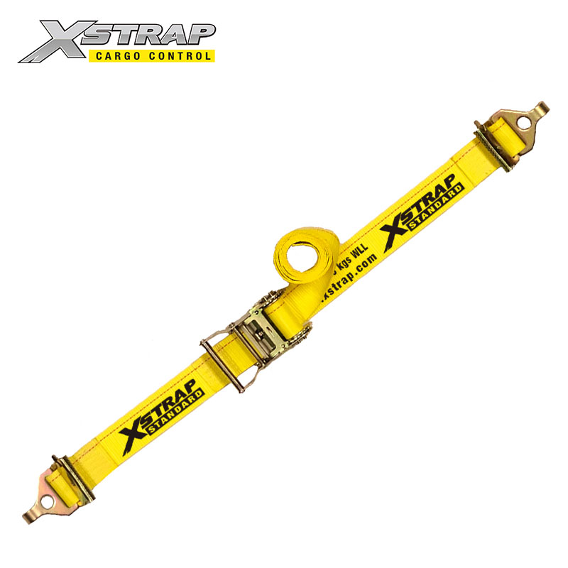 63436 - Sangles à cliquet de 2 pouces avec accessoires à ressort E et crochets F