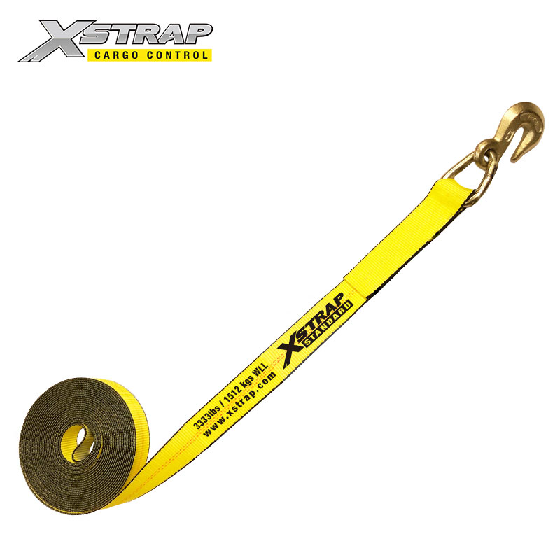 61863 - Sangles de treuil standard de 2 pouces avec crochets de prise