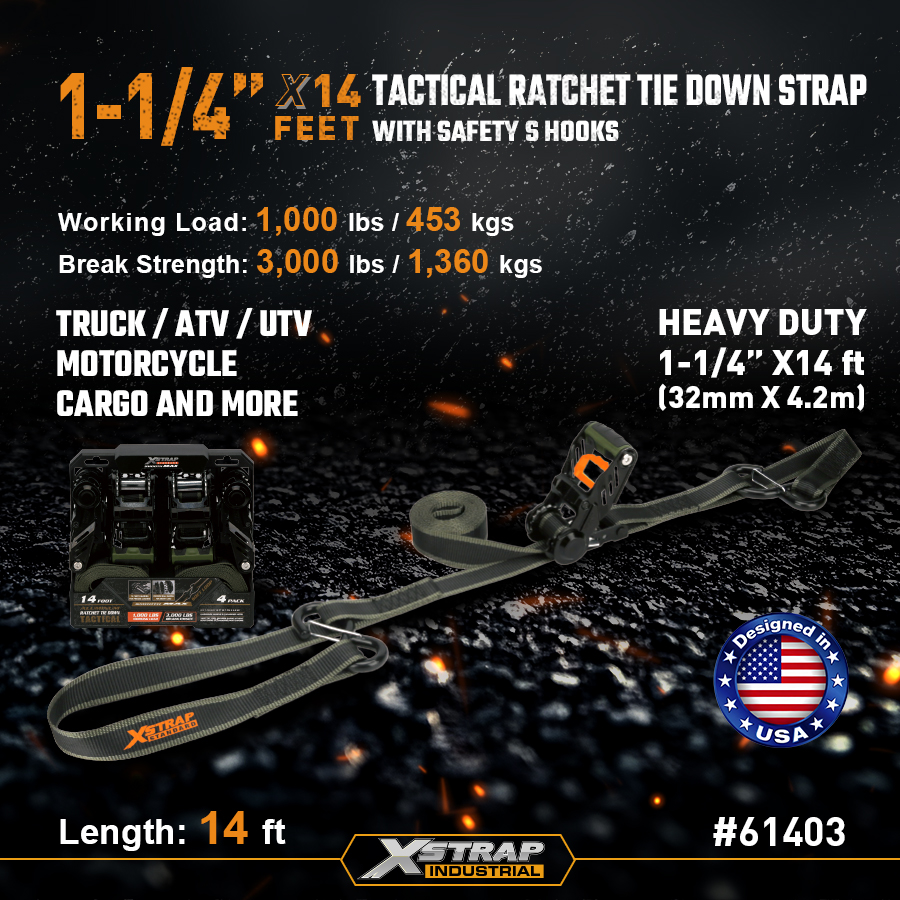 Sangle De Fixation À Cliquet À Charge Extra-Lourde