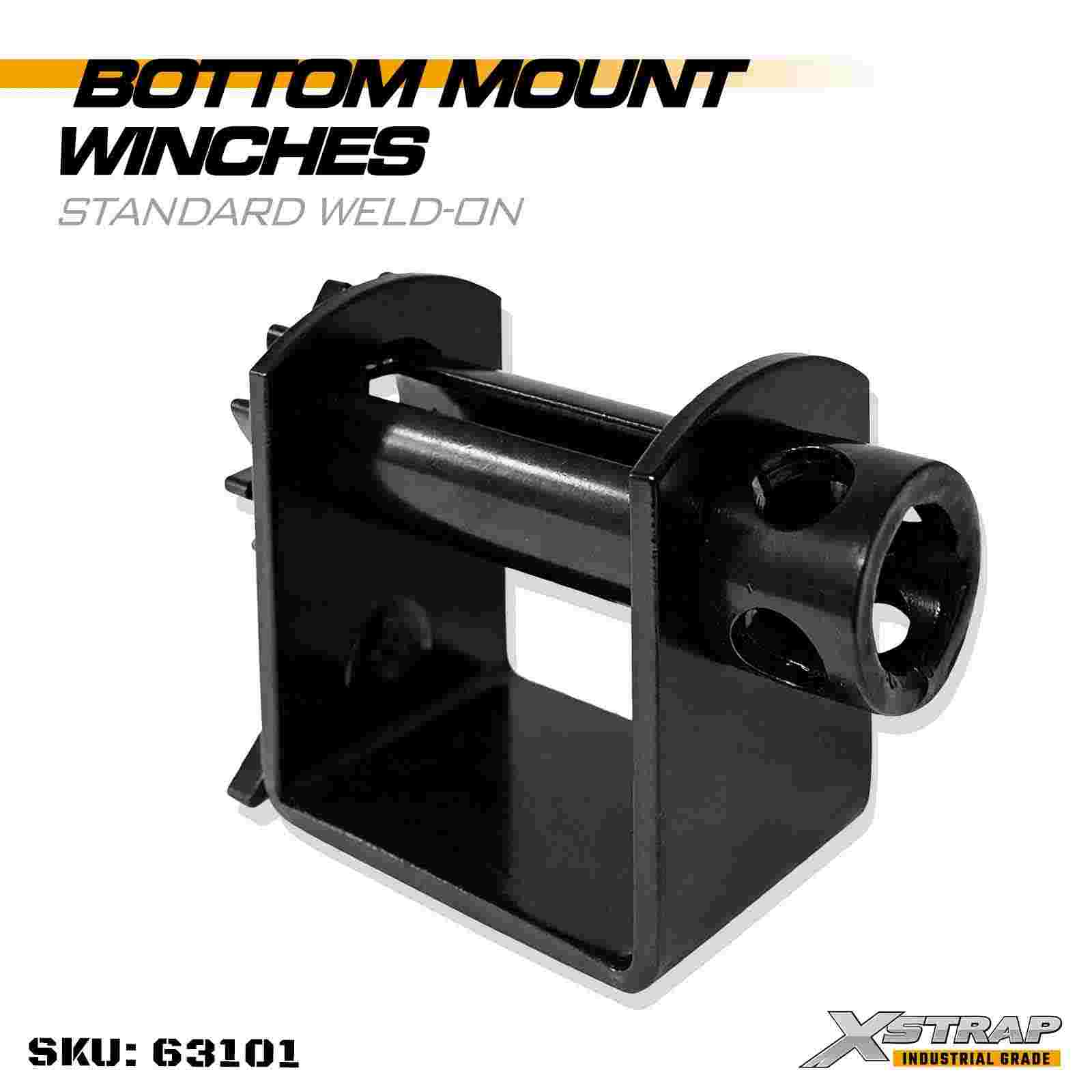 Xstrap 63101 Treuil d'arrimage à souder standard à montage inférieur Résistance à la rupture 16 500 lb