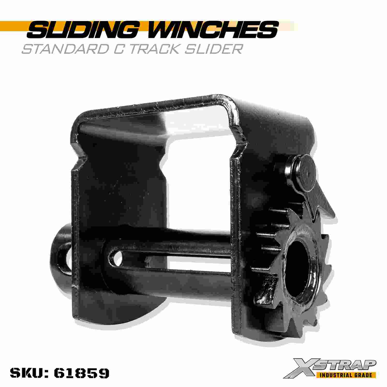 Xstrap 61859 Treuil coulissant Standard C-Track Slider Résistance à la rupture 16 500 lb
