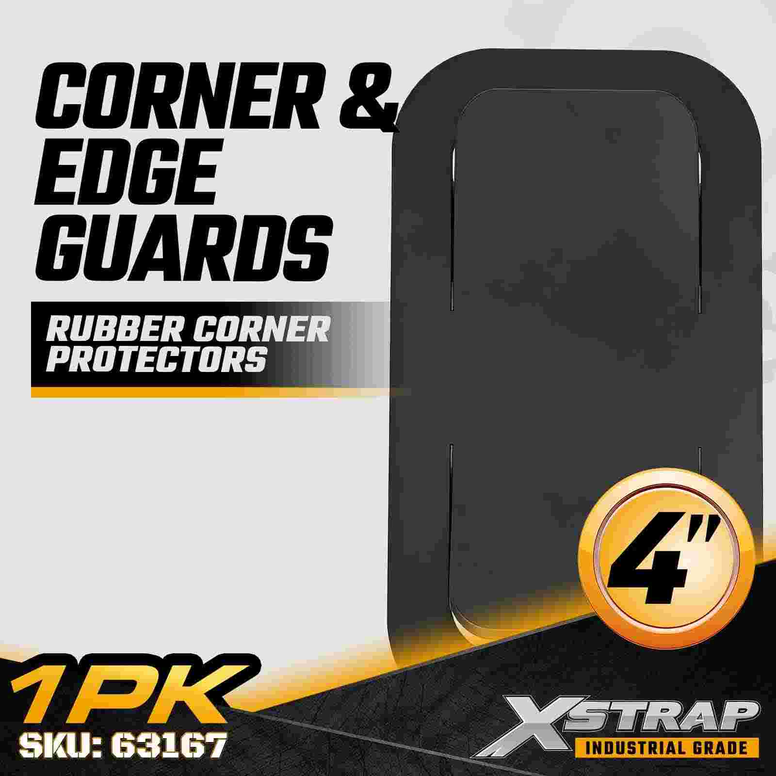 Xstrap 63167 Protecteurs d'angle en caoutchouc pour sangles jusqu'à 4