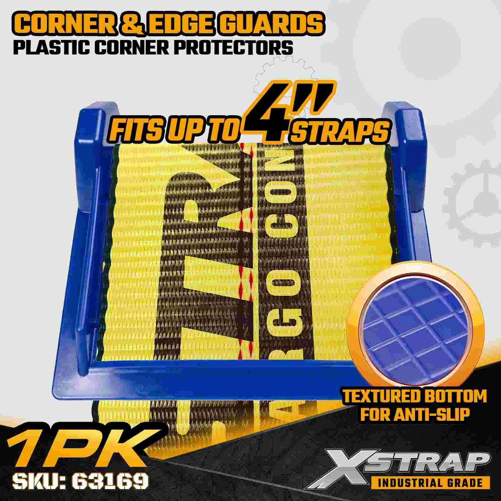 Xstrap 63169 Protecteurs d'angle en polymère haute densité pour sangles jusqu'à 4